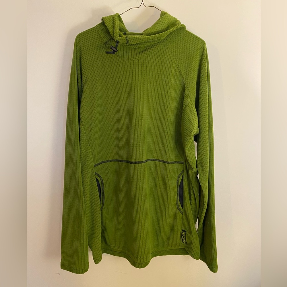 Melanzana Men’s Large Micro-Grid Hoodie - NWT